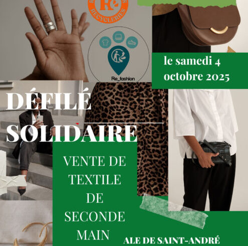 Assistez au défilé ADRIE/CIREST 100% recyclage ce samedi 4 octobre à Saint-André