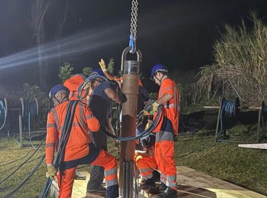 Forage de Sainte-Anne , focus sur les travaux pour rétablir l’eau aux 8 000 foyers impactés Forage de Sainte-Anne , focus sur les travaux pour rétablir l’eau aux 8 000 foyers impactés