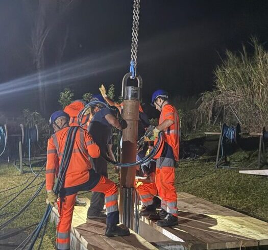 Forage de Sainte-Anne , focus sur les travaux pour rétablir l’eau aux 8 000 foyers impactés