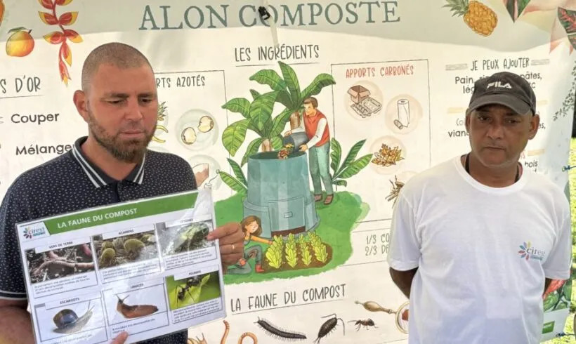 Sensibilisation des collégiens de Saint-Benoît au compostage et mobilités douces ce 26 novembre