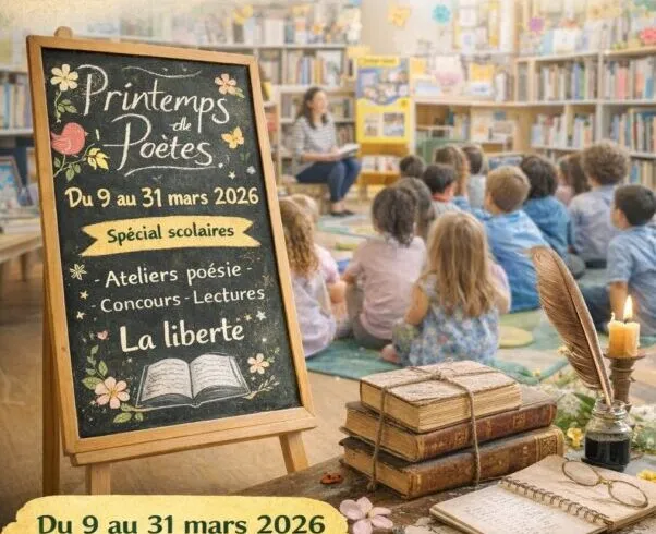Le Printemps des Poètes s’invite à la médiathèque Paulette Pégou à la Plaine des Palmistes