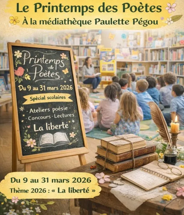 Le Printemps des Poètes s’invite à la médiathèque Paulette Pégou à la Plaine des Palmistes Le Printemps des Poètes s’invite à la médiathèque Paulette Pégou à la Plaine des Palmistes
