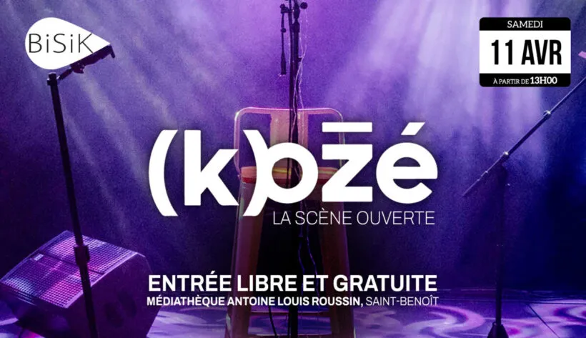 Culture : la scène ouverte du Bisik s’installe à la médiathèque Antoine Louis Roussin