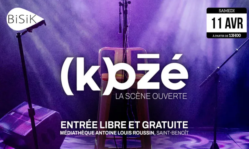 Culture : la scène ouverte du Bisik s’installe à la médiathèque Antoine Louis Roussin