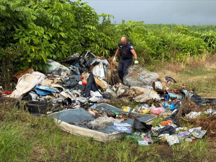 Dépôt sauvage à Saint-André : intervention ce 29 avril de la CIREST