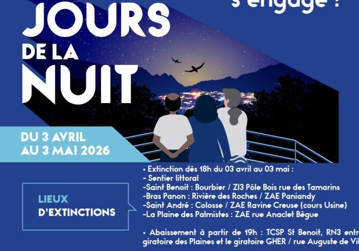 « Les Jours de la Nuit » jusqu&rsquo;au 3 mai 2026  : la CIREST s’engage pour la protection des pétrels