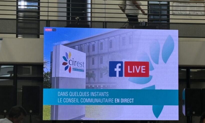 Conseil communautaire de la CIREST : la rediffusion est disponible