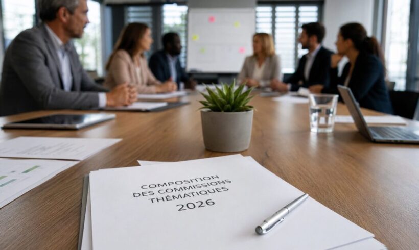 Composition des commissions thématiques 2026 Composition des commissions thématiques 2026