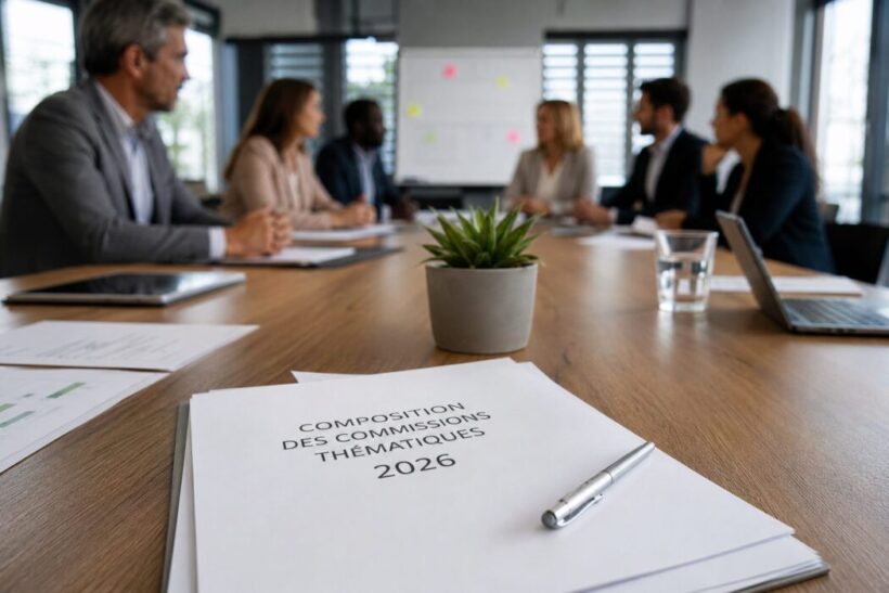 Composition des commissions thématiques 2026