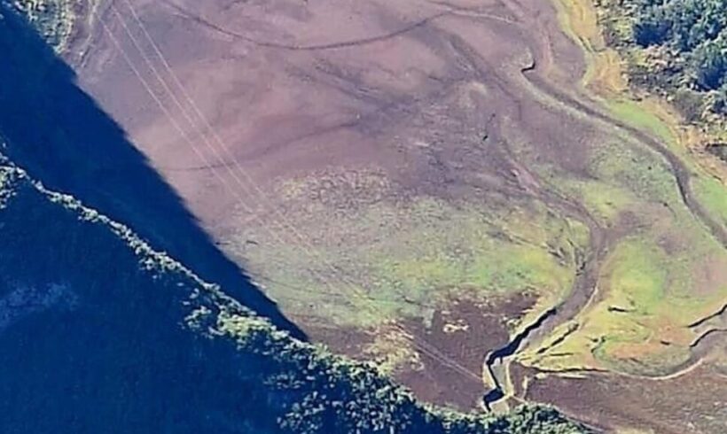 Grand Étang presque à sec : l’image qui rappelle l’urgence de préserver notre ressource en eau Grand Étang presque à sec : l’image qui rappelle l’urgence de préserver notre ressource en eau