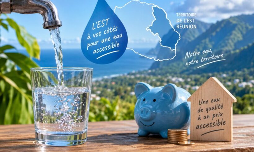 Prix de l’eau : dans l’Est, des tarifs parmi les plus bas de La Réunion Prix de l’eau : dans l’Est, des tarifs parmi les plus bas de La Réunion