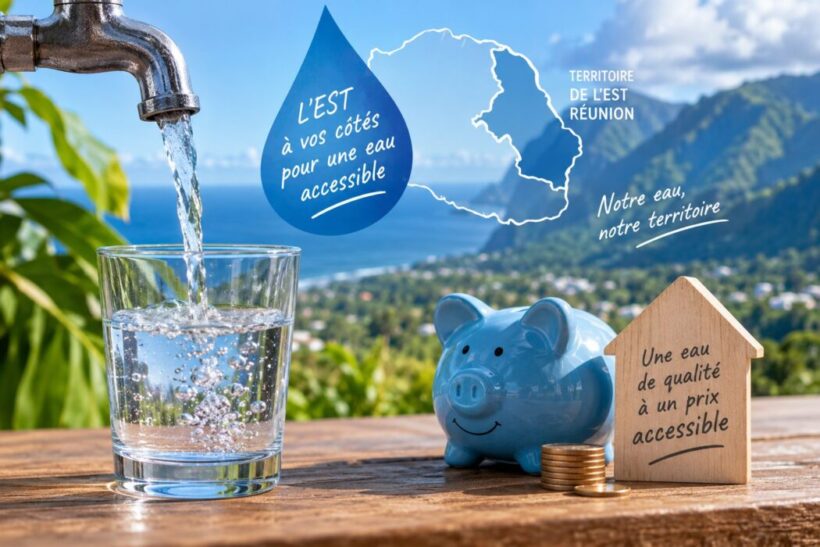 Prix de l’eau : dans l’Est, des tarifs parmi les plus bas de La Réunion Prix de l’eau : dans l’Est, des tarifs parmi les plus bas de La Réunion
